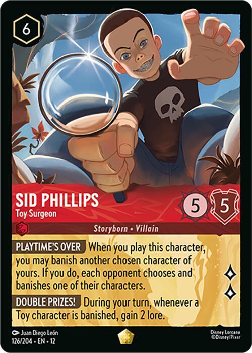 Sid Phillips - Toy Surgeon Card Front