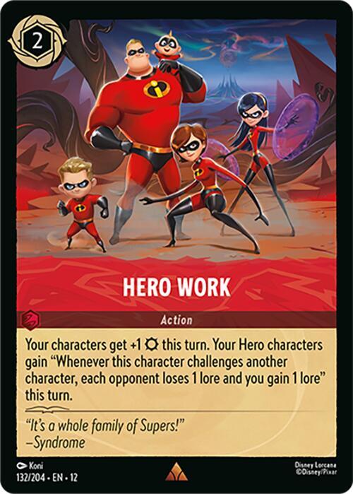Hero Work Card Front