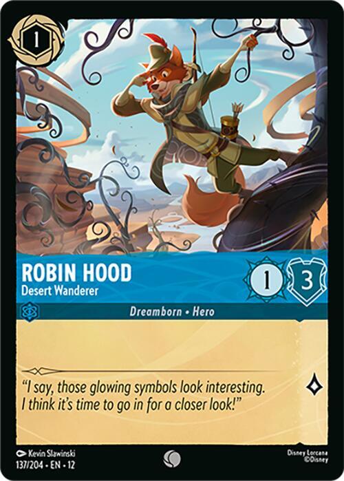 Robin Hood - Desert Wanderer Card Front