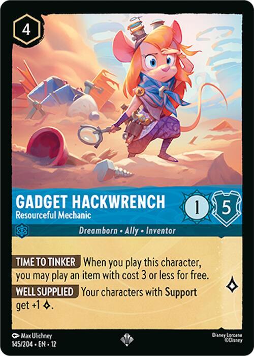 Gadget Hackwrench - Resourceful Mechanic Card Front
