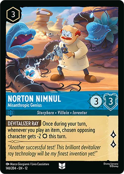 Norton Nimnul - Misanthropic Genius Card Front