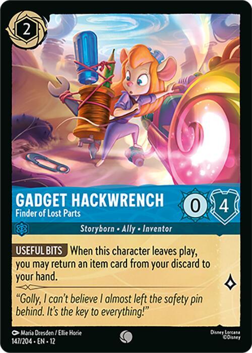 Gadget Hackwrench - Finder of Lost Parts Card Front