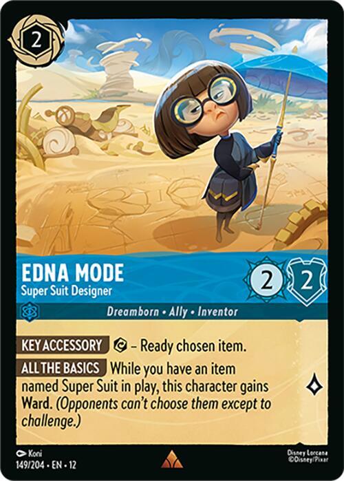 Edna Mode - Super Suit Designer Card Front