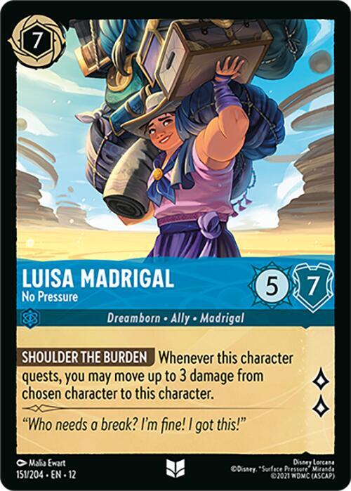 Luisa Madrigal - No Pressure Card Front