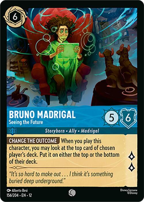 Bruno Madrigal - Seeing the Future Card Front