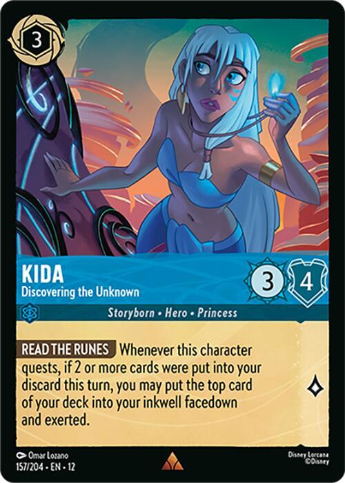 Kida - Discovering the Unknown Card Front