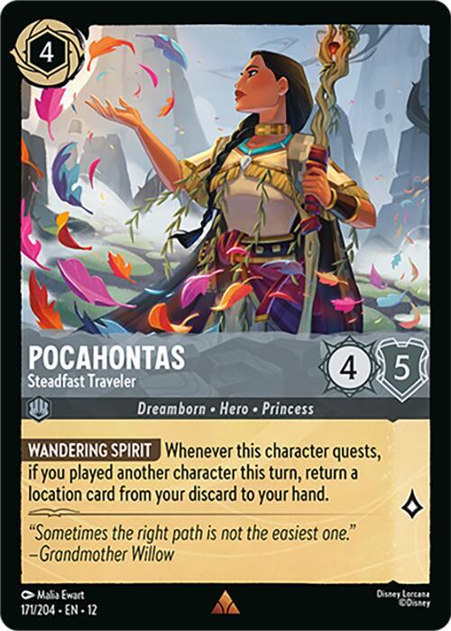 Pocahontas - Steadfast Traveler Card Front