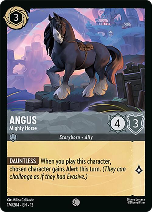 Angus - Mighty Horse Card Front