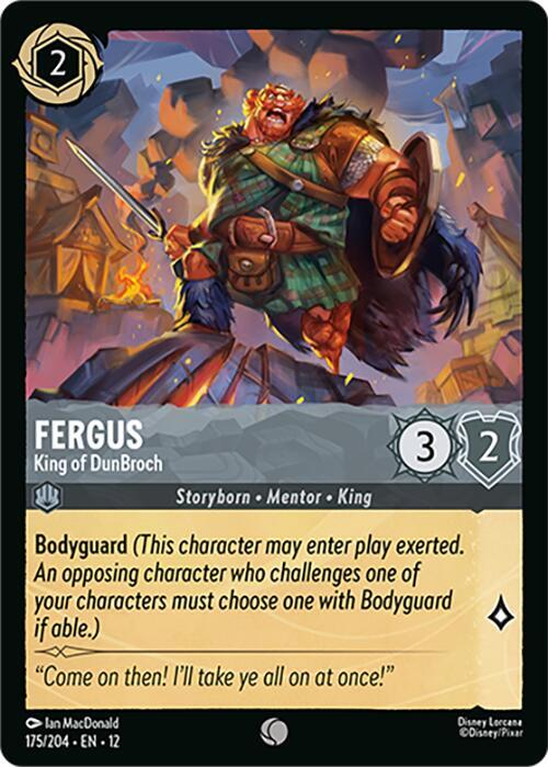 Fergus - King of DunBroch Card Front
