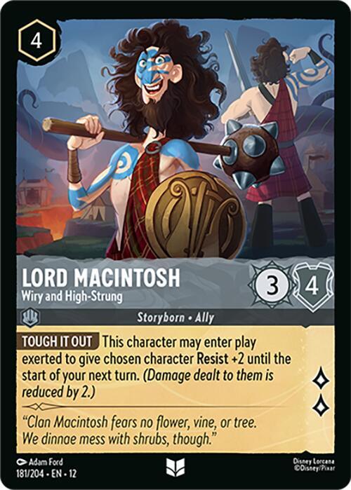 Lord Macintosh - Wiry and High-Strung Card Front