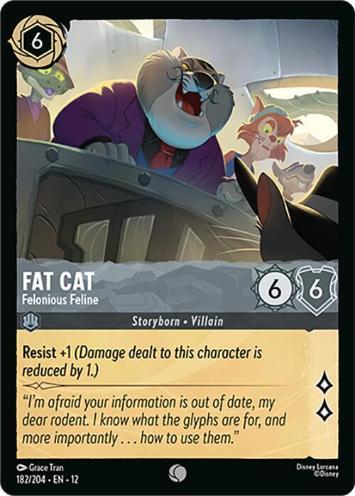 Fat Cat - Felonious Feline Card Front