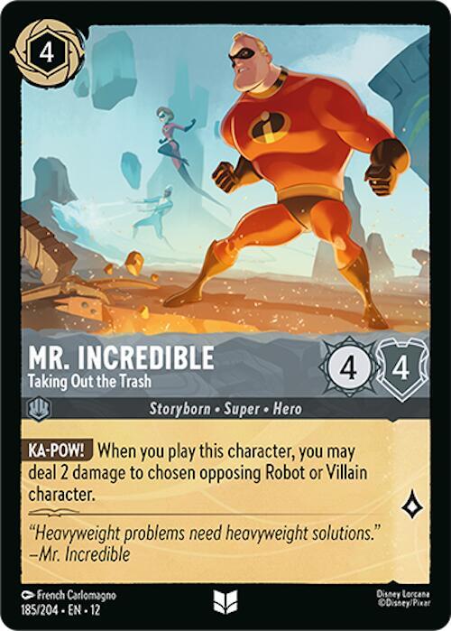Mr. Incredible - Taking Out the Trash Card Front