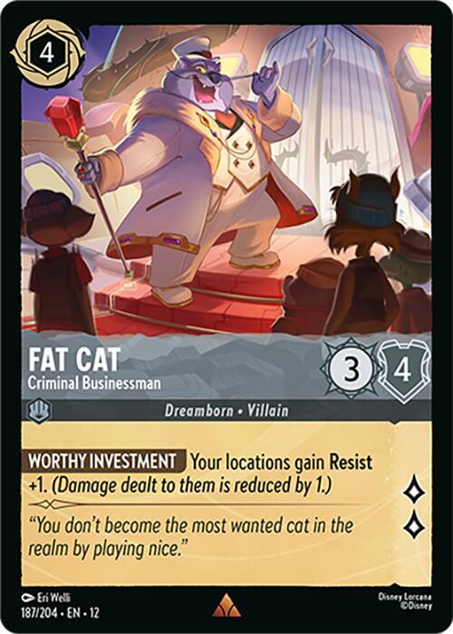 Fat Cat - Criminal Businessman Card Front