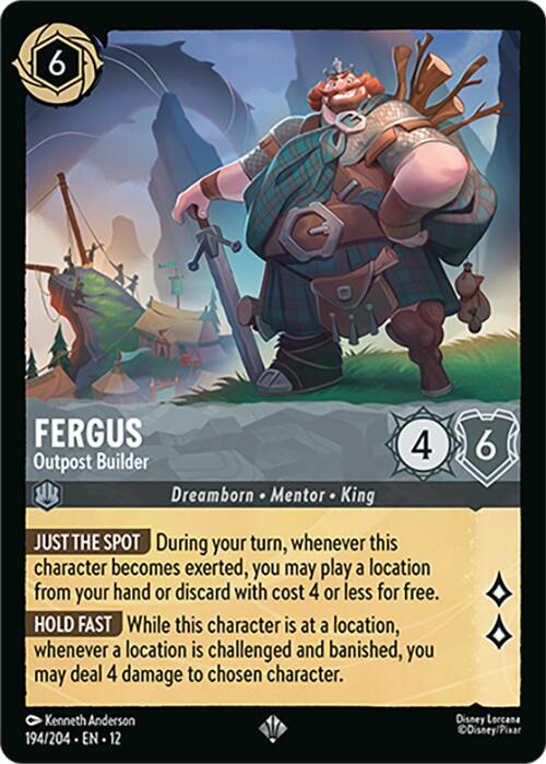 Fergus - Outpost Builder Card Front
