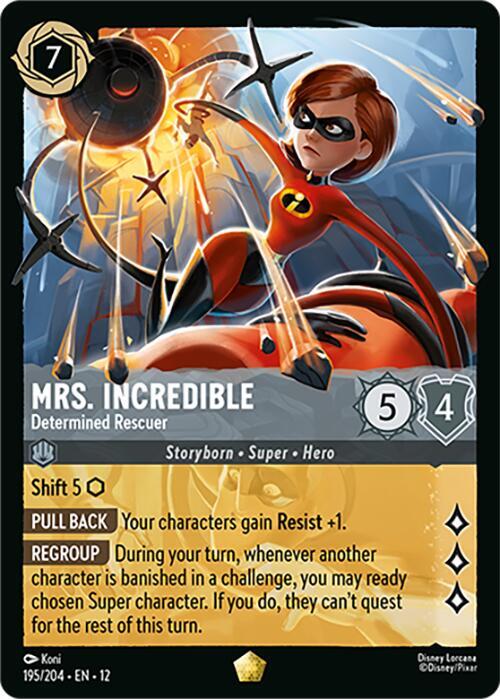 Mrs. Incredible - Determined Rescuer Card Front