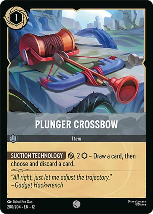 Plunger Crossbow Card Front