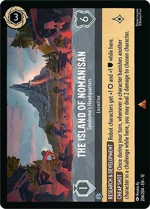 The Island of Nomanisan - Syndromes Headquarters Card Front