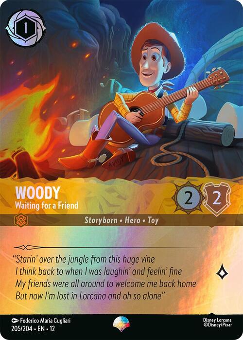 Woody - Waiting for a Friend Card Front