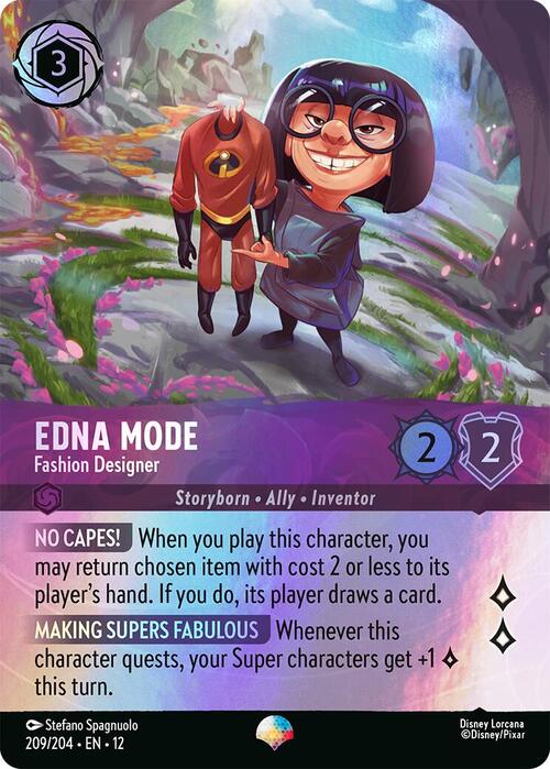 Edna Mode - Fashion Designer Card Front