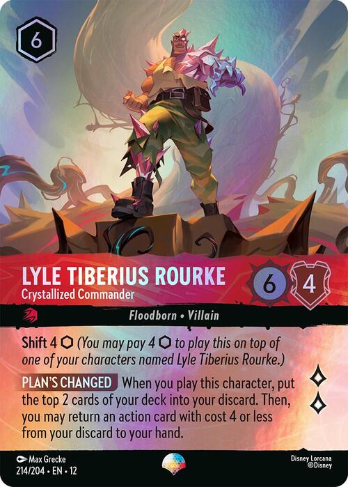 Lyle Tiberius Rourke - Crystallized Commander Card Front