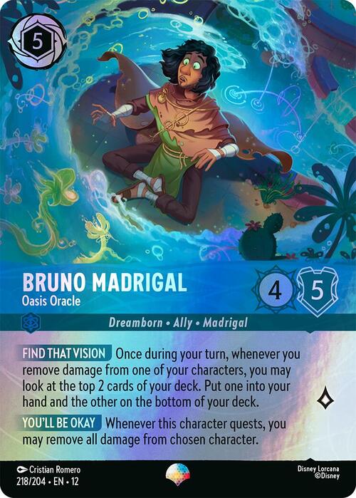 Bruno Madrigal - Oasis Oracle Card Front