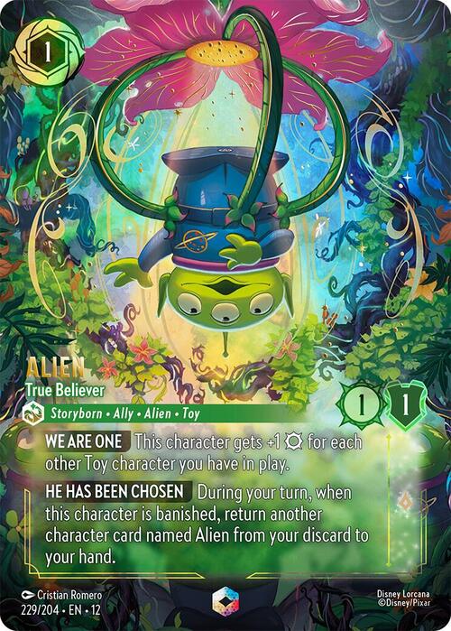 Alien - True Believer Card Front