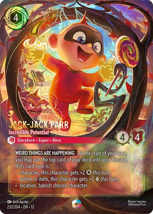 Jack-Jack Parr - Incredible Potential Card Front