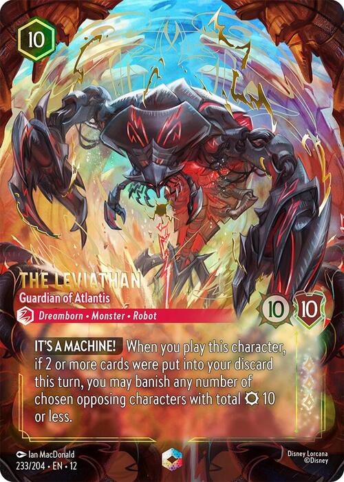 The Leviathan - Guardian of Atlantis Card Front