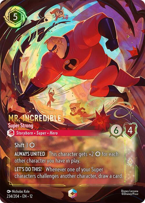 Mr. Incredible - Super Strong Card Front