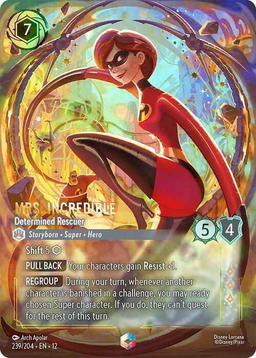 Mrs. Incredible - Determined Rescuer Card Front