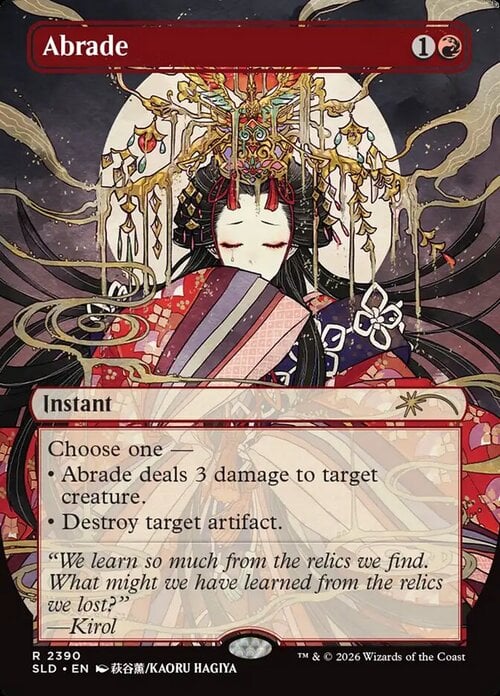 Abrasione Card Front