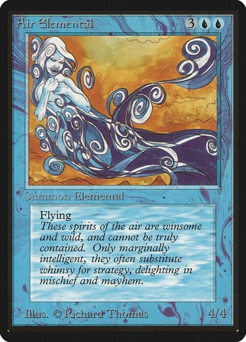 Elementale dell'Aria Card Front