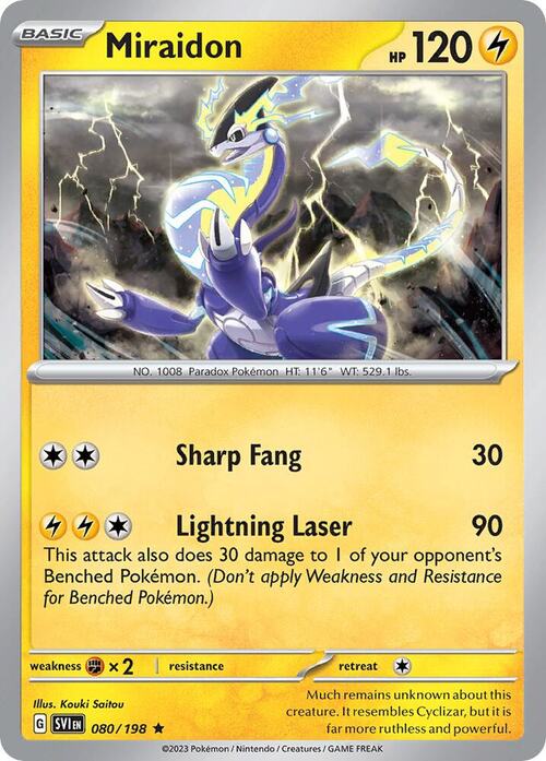 Miraidon Card Front