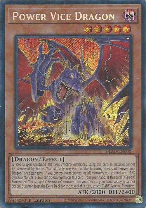 Power Vice Dragon Card Front