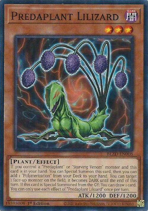 Predapianta Gigliucertola Card Front