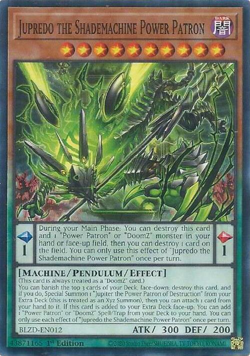 Jupredo l'Ombramacchina Patrono Potente Card Front