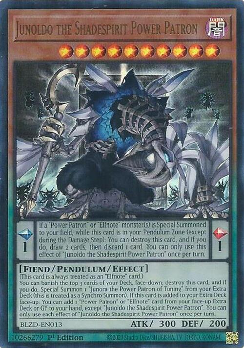 Junoldo l'Ombraspirito Patrono Potente Card Front