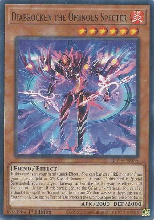 Diabrocken el Espectro Siniestro Frente