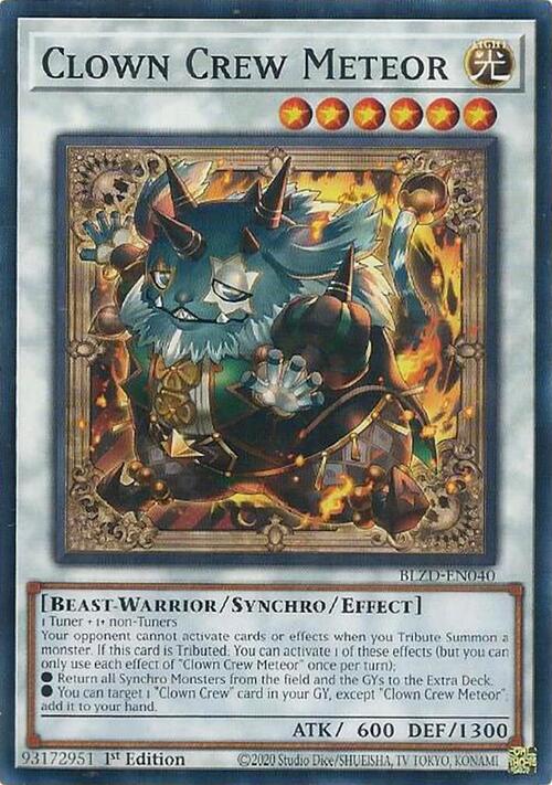 Clown Crew Meteor Card Front