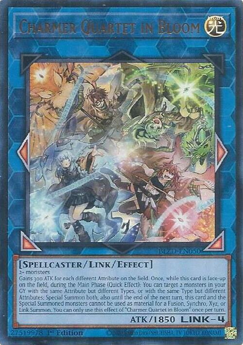 Charmer Quartet in Bloom Card Front