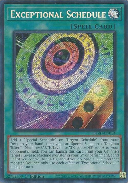 Orario Eccezionale Card Front