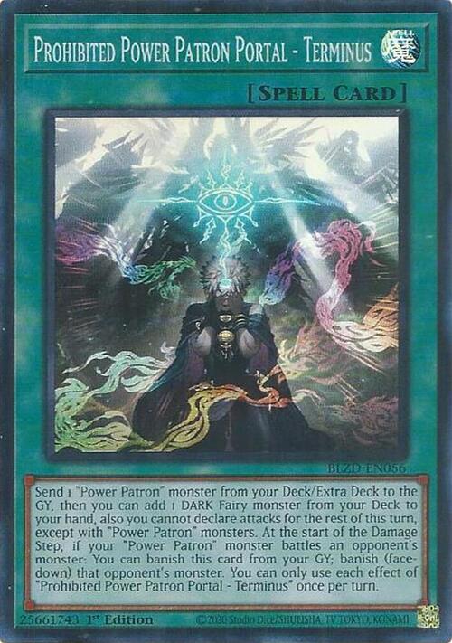 Portale Patrono Potente Vietato - Terminus Card Front