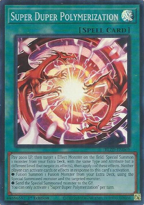Super Duper Polimerizzazione Card Front