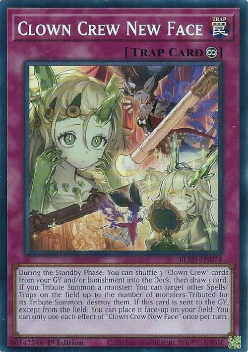 Nuova Faccia Compagnia di Clown Card Front