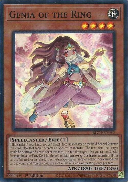 Genia dell'Anello Card Front