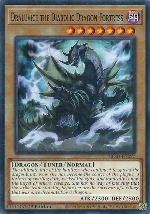 Draluvice la Fortaleza del Dragón Diabólico Frente