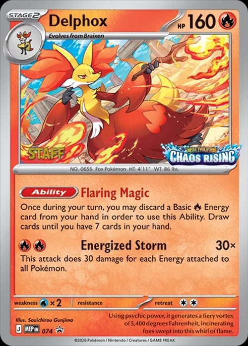 Delphox Card Front