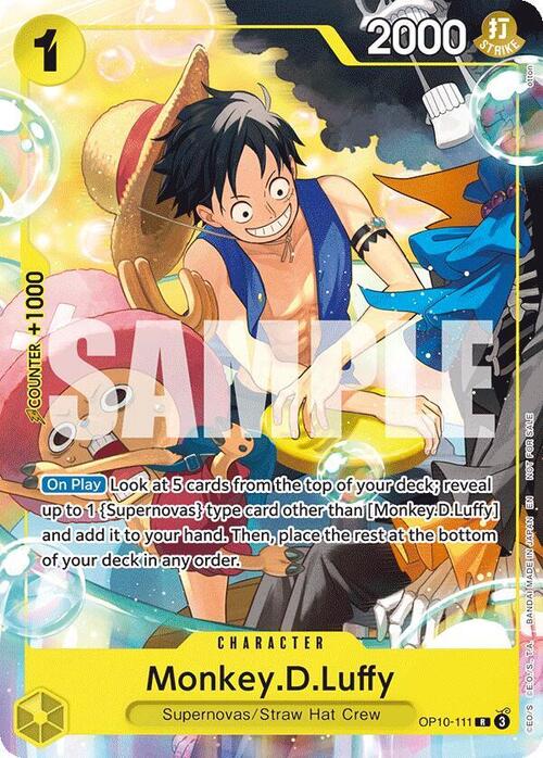 Monkey.D.Luffy Card Front