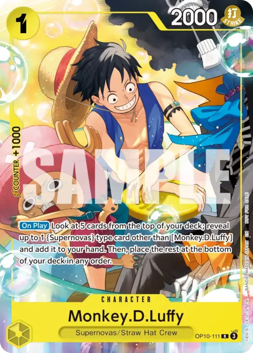 Monkey.D.Luffy Card Front