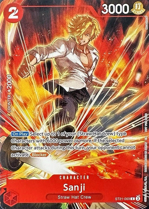Sanji Card Front